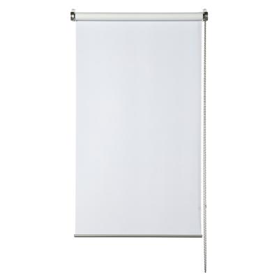 Seitenzugrollo GARDINIA "EASYFIX Rollo Verdunklung Premium", weiß, B:120cm H:150cm, Polyester, Rollos, Rollokette aus Metall Image