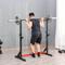 TEMU Barbell Rack Squat Dip Stand Weight Lifting Bench Press Home Gym Adjustable Multi-use Station Fitness Workout Equ