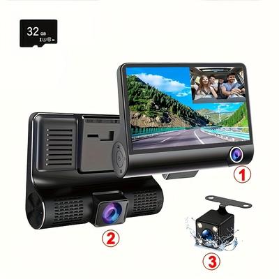 TEMU 4- Car Dvr , , And Rear Cameras, Optional - Dvr