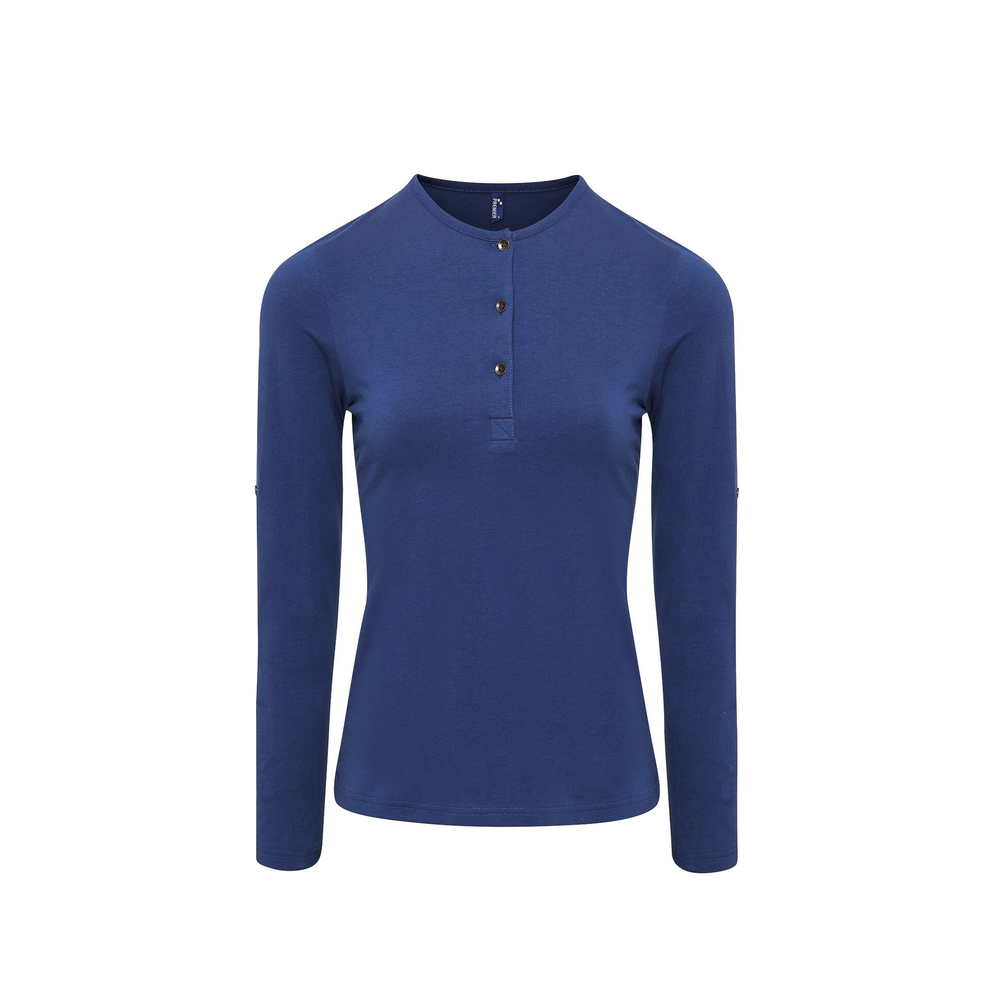 Premier Damen T-Shirt Long John, langärmlig (Indigo) Image