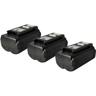 3x batteria compatibile con Ryobi 40V Backpack Blower, 40V 500 cfm Jet Fan, 40V Lithium Brushless