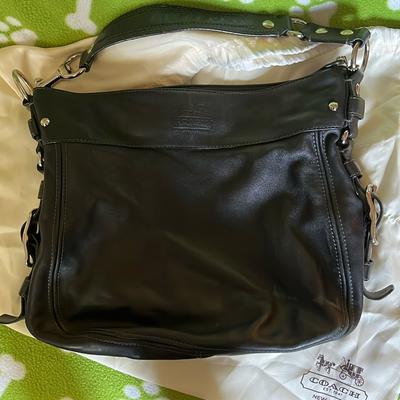 Coach Bags | Coach Black Leather Women’s Handbag, Large | Color: Black | Size: Os