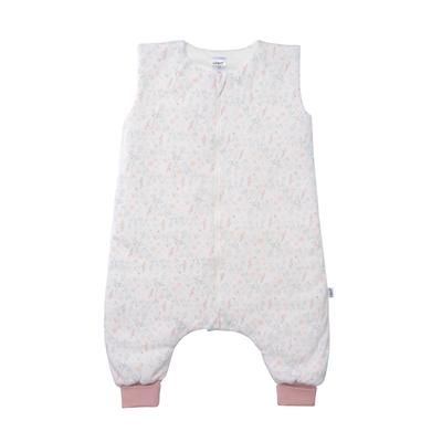 Babyschlafsack LILIPUT "Blümchen", Baby, Gr. 98, bunt (weiß, mehrfarbig), 100% Baumwolle, Schlafsäcke, mit doppelseitigem Reißverschluss und Druckknöpfen im Schritt Image