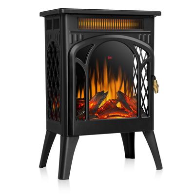 R.W.FLAME Electric Fireplaces, 1500W Infrared Electric Stove Heater, Freestanding Stove, 5100 BTU