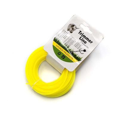 Vhbw - Universal Trimmer-Faden kompatibel mit Rasenmäher, Rasentrimmer - Ersatz-Faden, Gelb, 2,4 mm Image