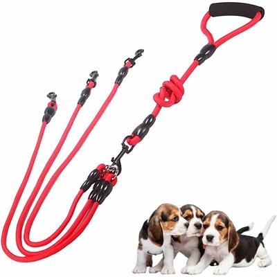 3-in-1-Hundeleine, abnehmbare Hundeleine, mit verstellbarer, abnehmbarer Kupplung, 3-Wege-Leine, Image