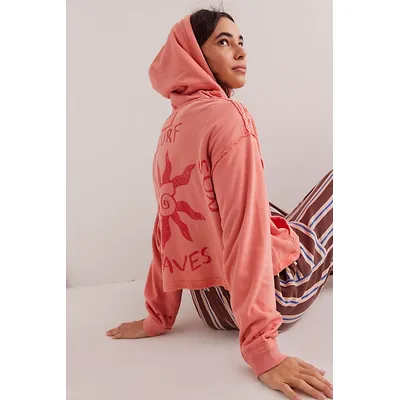We The Free Mermaid Hoodie at Free People in Pink Combo, Size: XS