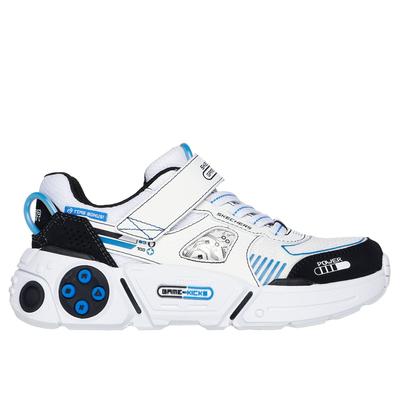 Skechers Boy's Game Kicks: Gametronix 2.0 Sneaker | Size 11.0 | Wht/Black/Blue | Synthetic/Textile | Machine Washable