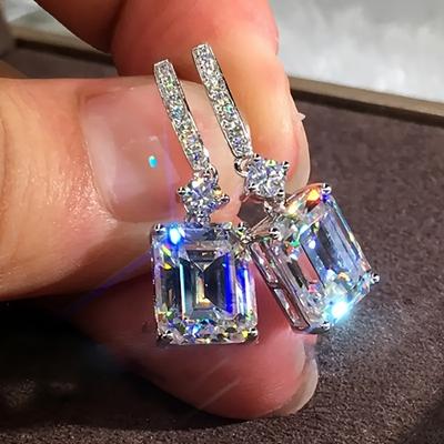 TEMU Of Women' And High-end Zirconia Earrings Image