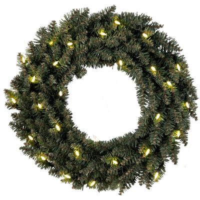 Best Season - Star LED-Tannenkranz'Calgary', beleuchtet, 30 warmweiß Pisello led outdoor, Trafo