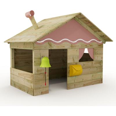 Wickey - Spielhaus Hostel - Kinderspielhaus aus Holz, Gartenhaus für Kinder, extrem Image