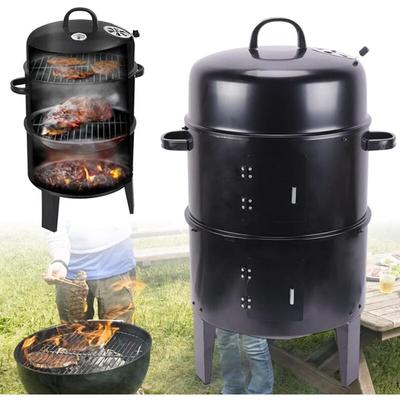Gojoy - bbq Grilltonne 3in1, Räuchergrill Smoker Holzkohlegrill, Ø4084cm Multifunktionsgrill, Image