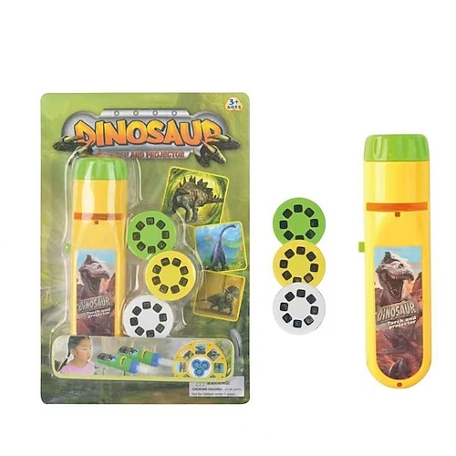 interaktive Dinosaurier-Projektor-Taschenlampe ein Spaß pädagogisches Geschenk für kreative Kinder Halloween/Erntedankfest Weihnachtsgeschenk Ostergeschenk Image