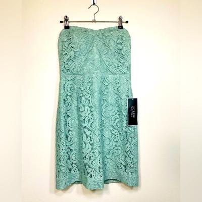 J. Crew Dresses | J.Crew Weddings Kelsey Dress Bridesmaid Dress Party Lace Dress Size P4 | Color: Blue/Green | Size: 4p