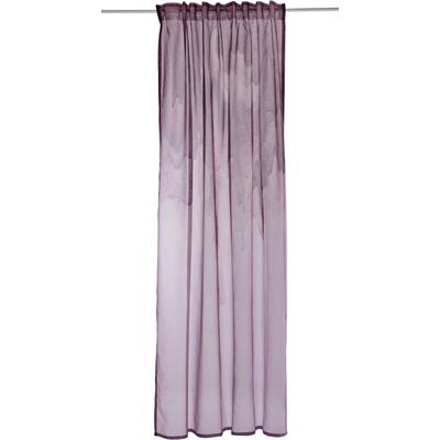 Gardine "Greet" Gr. 4, rot (bordeaux), B:140cm H:245cm, Polyester, GUIDO MARIA KRETSCHMER HOME & LIVING, Gardinen, Voile halbtransparent Image