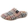 Pantoffel VERBENAS "York Gales", Damen, Gr. 41, bunt (beige, kariert), Textil, klassisch, Schuhe Hausschuh Pantoffeln, in karierter Optik