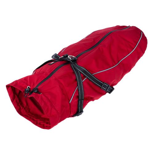 TIAKI Hundemantel Harness Arkon Rot Rückenlänge: 65cm