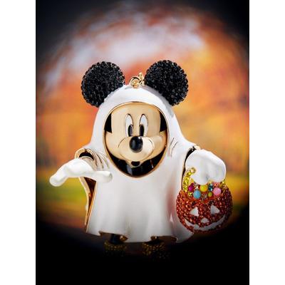 Mickey Mouse Disney Ghost Glow-in-the-dark Bag Charm - Black - BaubleBar Bag Accessories