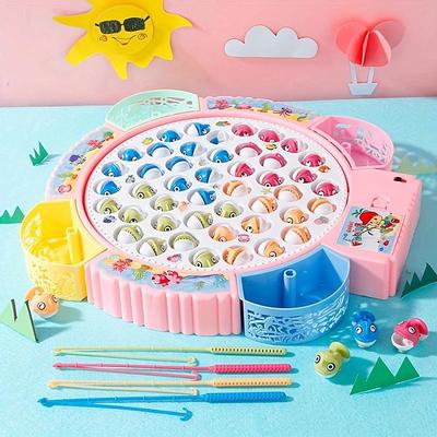 Fishing Toys, Hook Electric Spin With Music, Size Models Optional, Blue And Pink, Toys And Gifts For Kids, Cute Stickers, Practical Birthday And Christmas Gifts easter gift