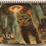 Wall Calendar 2025 Calendar with Holidays Cats Monthly Wall Calendar Cat Theme Family Planner Daily Organizer 2025 Wall Calendars for Planning