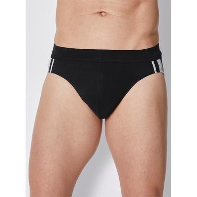 Slip SCHIESSER, Herren, Gr. 6, schwarz, 95% Baumwolle, 5% Elasthan, Unterhosen Image