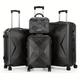 "TEMU Oyajia Hardside Luggage Suitcase 4 Piece Set With 360° Double Spinner Wheels Integrated Lock, 12"" Travel Case, 20"" Carry-on Luggage, 24"" Checked Luggage And 28"" Checked Luggage"