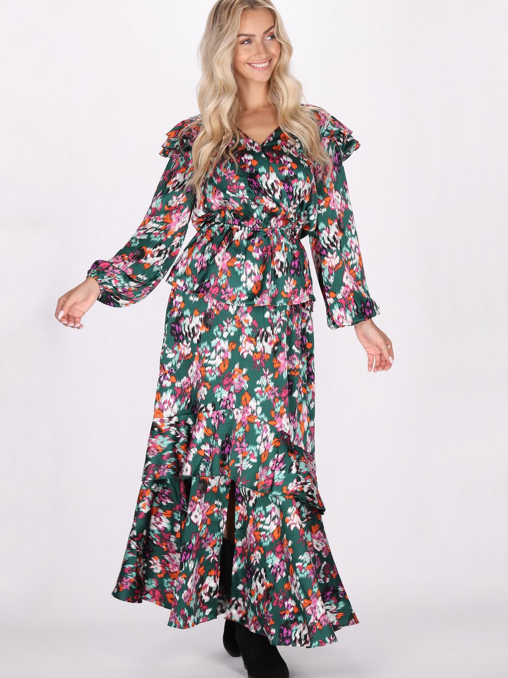 IZIA Bluse Damen grün, XS Image