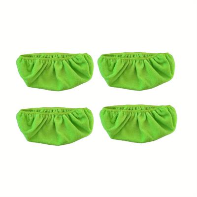 TEMU 4-pack Reusable Microfiber Mop Pads, Washable Dry And Wet Cleaning Replacement Heads, High Dirt And Water Absorption, Easy To Clean Household Supplies