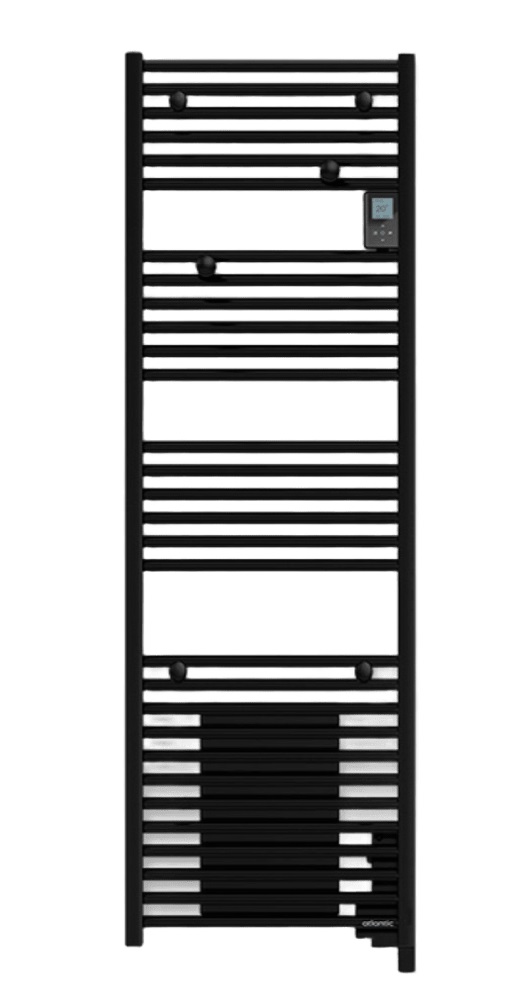 Sèche-serviette 750 W DORIS DIGITAL noir sans soufflerie ATLANTIC 850479