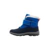 Outdoorwinterstiefel JACK WOLFSKIN "VOJO SHELL TEXAPORE MID VC K", Kinder, Gr. UK 12 - EU 31, Normalschaft, blau (crisp, cobalt), Hauptmaterial: Leather ; ;Second Material: Synthetic; Futter: Texapore Ecosphere Pro ;Sole: Rubber / EVA; 100% Rubber/...
