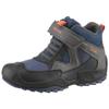 Winterstiefel GEOX "J NEW SAVAGE BOY B ABX", Kinder, Gr. 32, blau (blau, grau), Lederimitat, Textil, casual, Schuhe, Trekkingboots, Winterstiefel, Kindergartenschuh mit Warmfutter
