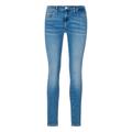 Skinny-fit-Jeans TOMMY JEANS "Tommy Jeans - Damenjeans SOPHIE Low Waist Skinny Fit" Gr. 29, Länge 34, blau (denim medium) Damen Jeans Röhrenjeans mit niedriger Leibhöhe