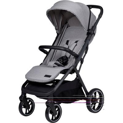 Kinder-Buggy MOON "ZAC", Baby, grau (stone), Polyester, Kinderwagen, inkl. Tragetasche und Regenschutz