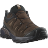 Wanderschuh SALOMON "X ULTRA 360 LEATHER GORE-TEX", Gr. 45, braun (schwarz earth), Nubukleder, Synthetik, sportlich, Schuhe, wasserdicht