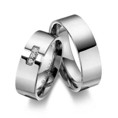 Verlobungsring MARRYA "Titan Ringe Trauringe Eheringe Partnerringe" Gr. 56, silber (damen ring, silber), Fingerringe, Da