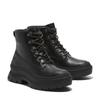 Schnürstiefelette TIMBERLAND "ROXIE LANE MID LACE UP BOOT", Damen, Gr. 39, schwarz (schwarz full grain), Leder, sportlich, Schuhe, Winterschuhe, Winterstiefel, Schnürboots, Winterboots