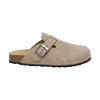 Hausschuh CMP "NAVARRO WMN SLIPPERS", Damen, Gr. 41, beige (sesamo), Leder, sportlich, Schuhe