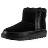 Winterboots ARA "ALASKA", Damen, Gr. 39, schwarz, Veloursleder, Lammfell, unifarben, sportlich, Schuhe, Schlupfboots, Snowboots mit Anziehlasche, H-Weite (sehr weit)