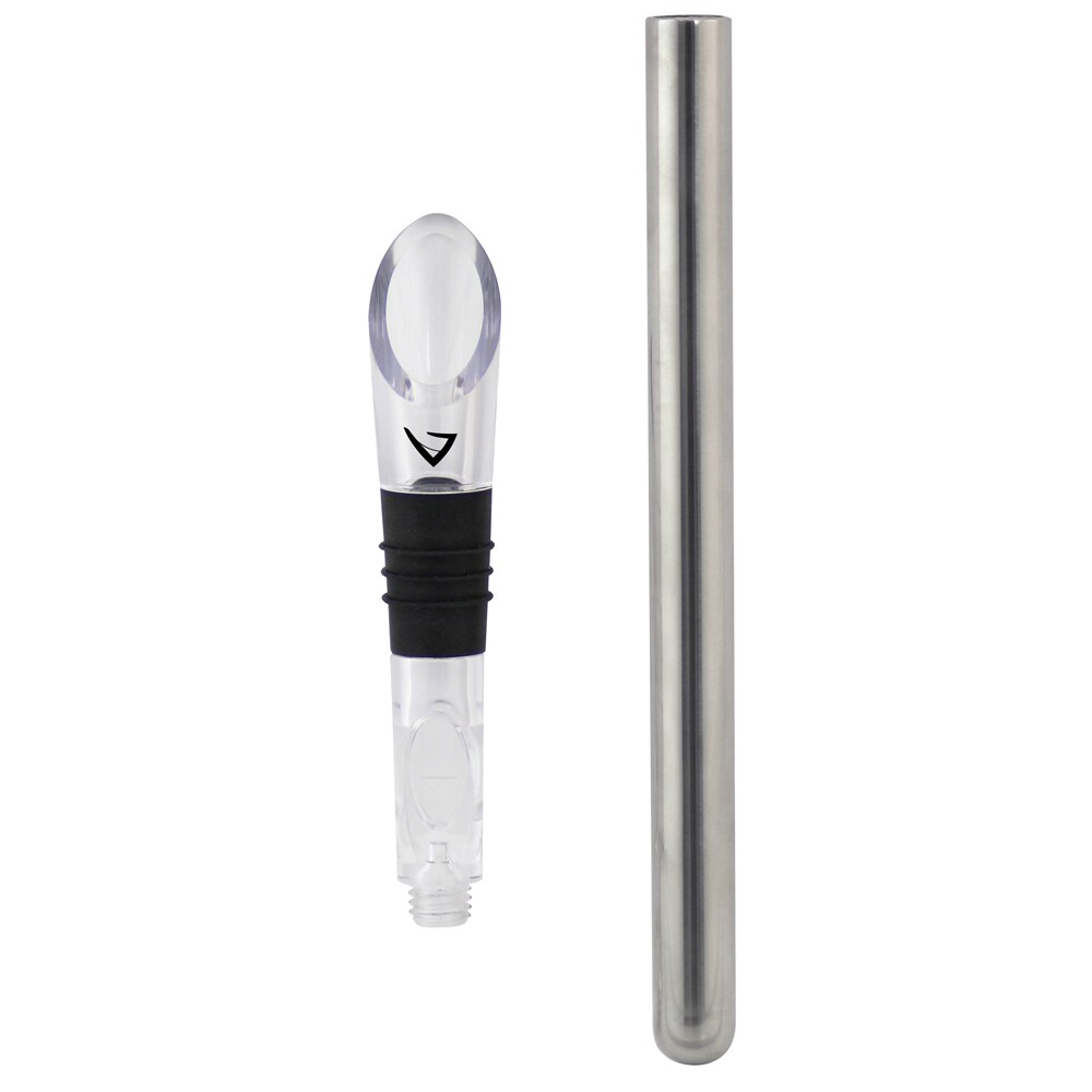 VINTURI Ausgießer mit Kühlstab vinturi Transparent Rund Kunststoff 32x cm Image