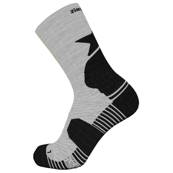 Zimtstern - Techsockz MTB Performance Sock - Multifunktionssocken 36-39 | EU 36-39 grau