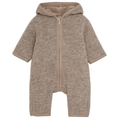 Huttelihut - Kid's Pram Suit Wool with Lining - Overall Gr 62/68 braun/beige Image