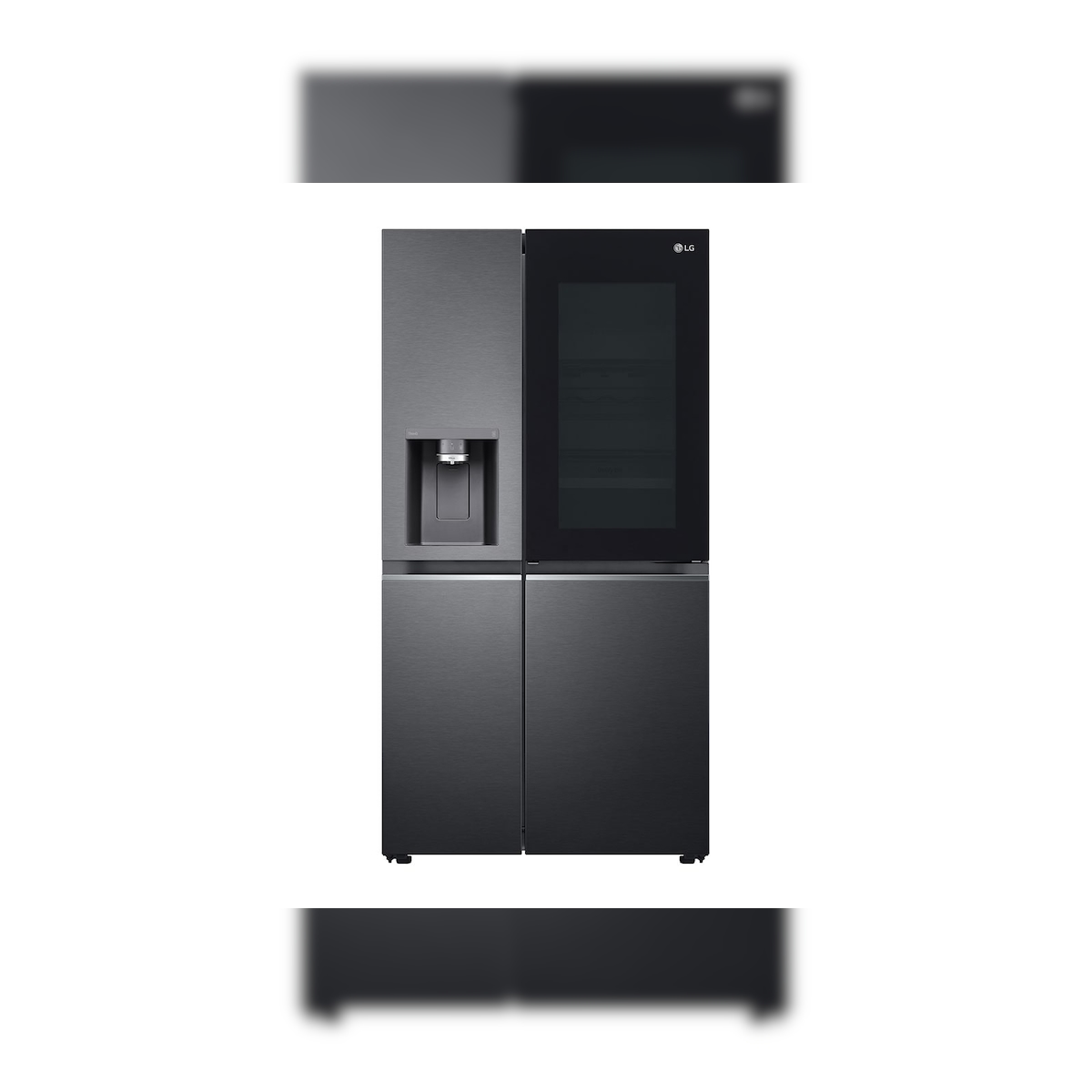 LG GSXV90MCDE Side-by-Side Kühlkombination Freistehend 635 l E Schwarz Image