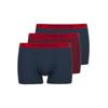 Boxershorts TOM TAILOR "Buffer", Herren, Gr. 7 (XL), 455 rot, mittel allover, Single Jersey, Obermaterial: 95% Baumwolle, 5% Elasthan, gemustert, unifarben, eng, Unterhosen, mit Logobund