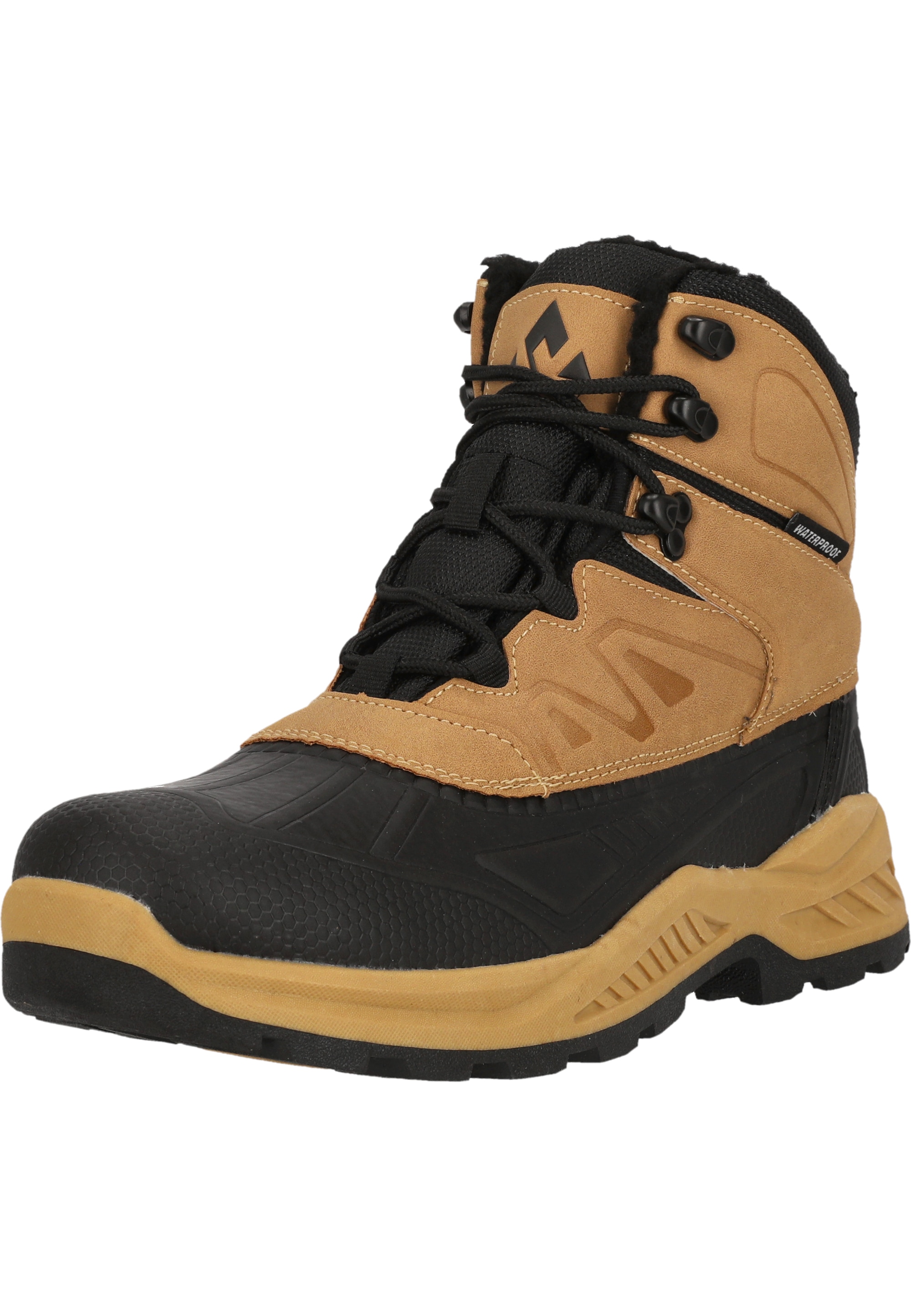 Stiefel WHISTLER "Briggs", Herren, Gr. 46, braun, Kunstfaser, Polyurethane, Schuhe Stiefel, mit wasserdichtem Material