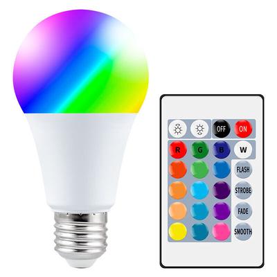 Farbige LED-Glühbirnen, 10 w E27 led rgbw Glühbirne mit Fernbedienung, Speicherfunktion und Timer, Image
