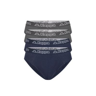 Kappa 4er Set Slip in Blau/Anthrazit Image