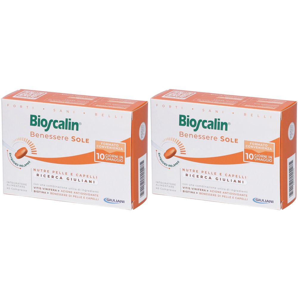 Bioscalin® Benessere Sole Set da 2 2x30+10 pz Compresse