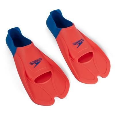 Speedo - Biofuse Training Fin - Schwimmflossen Gr 37-38 fluro tangerine /blau