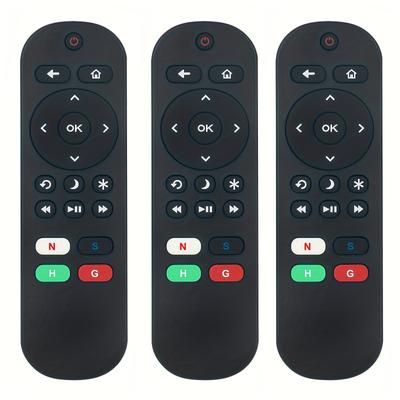 TEMU 3pcs Remote Control Ns-rcrus-17 Replacement Fit For Insignia Tv Ns50dr710na17 Ns43dr620na18 Ns50dr620ca18 Ns55dr620ca18 Ns39dr510na17 Ns-24er310na17 Ns-32dr310na17