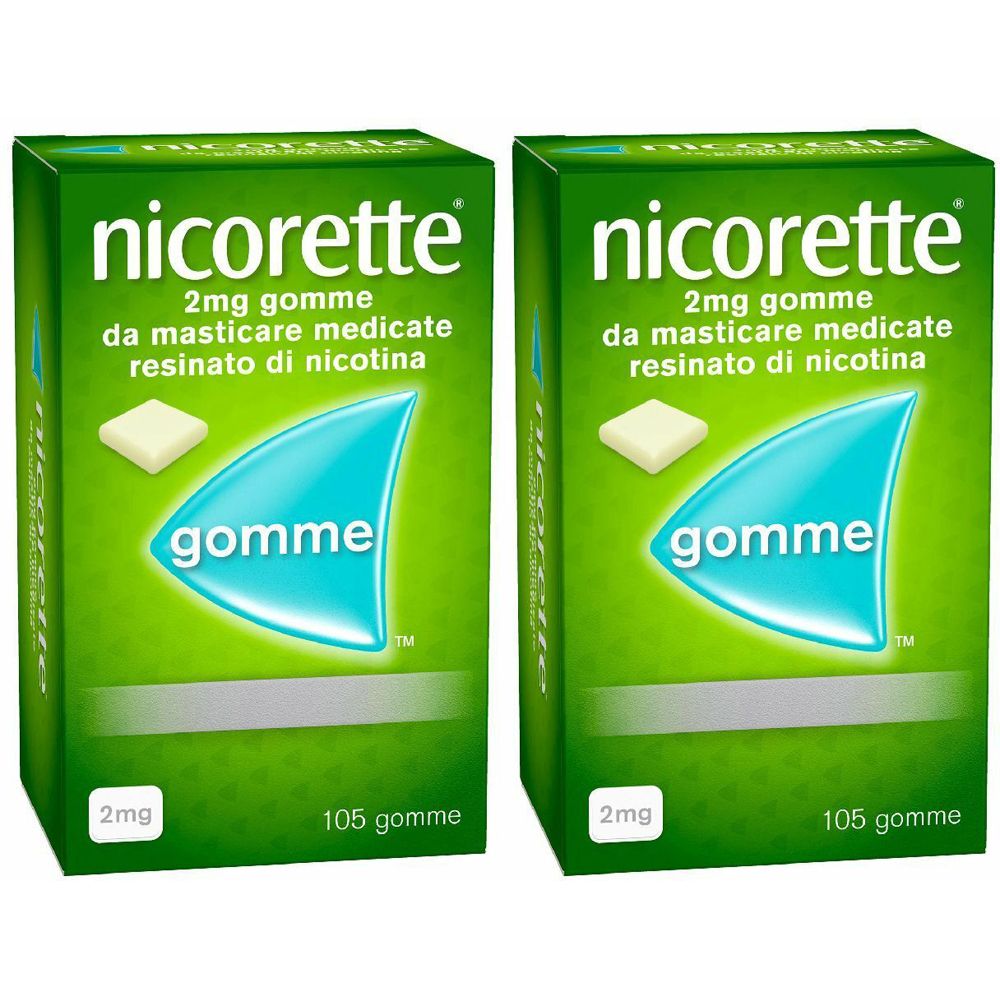 NICORETTE 2 mg gomme da masticare medicate 2x105 pz Gomme masticabili